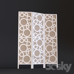Other decorative objects - Bubble Design Folding Screen 