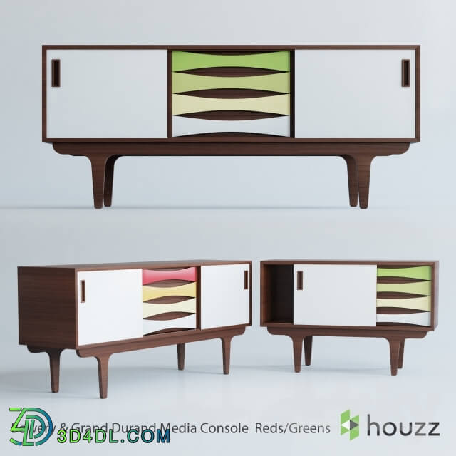 Sideboard _ Chest of drawer - Bowery _amp_ Grand Durand Media Console