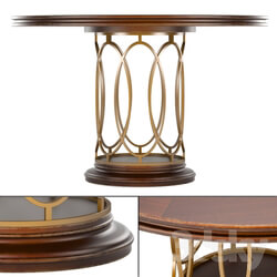 Table - Avalon Heights-Neo Deco Pedestal Table 