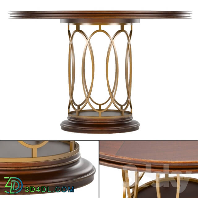 Table - Avalon Heights-Neo Deco Pedestal Table