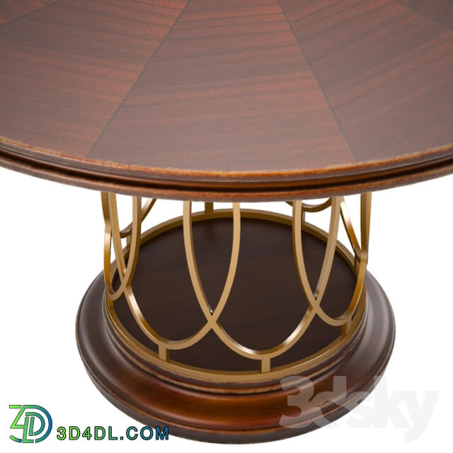 Table - Avalon Heights-Neo Deco Pedestal Table