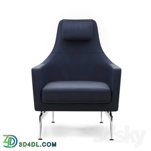 Arm chair - Vitra Suita Fauteuil _amp_ Ottoman