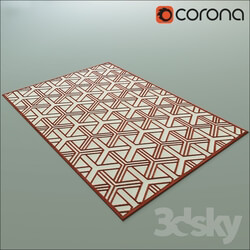 Carpets - Carpet INDOOR OUTDOOR LUKA RED DIMENSIONS RUG 