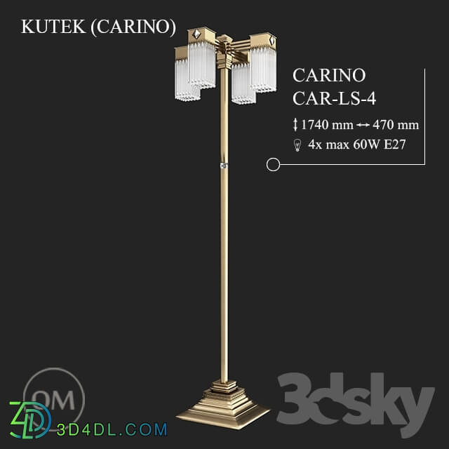 Floor lamp - KUTEK _CARINO_ CAR-LS-4