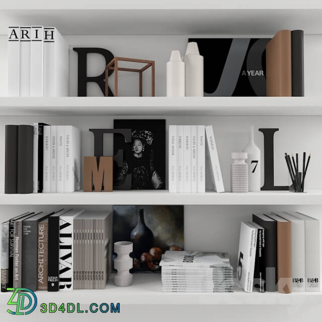 Decorative set - decorative set with books