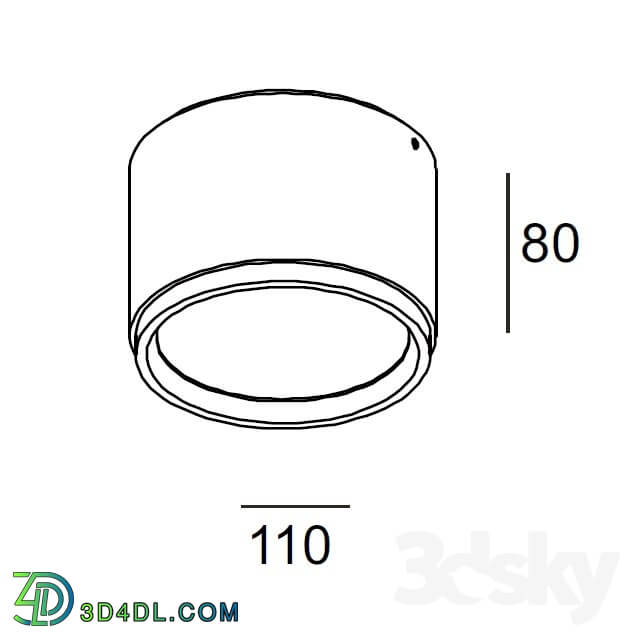 Spot light - LED Ceiling Light LDC 125