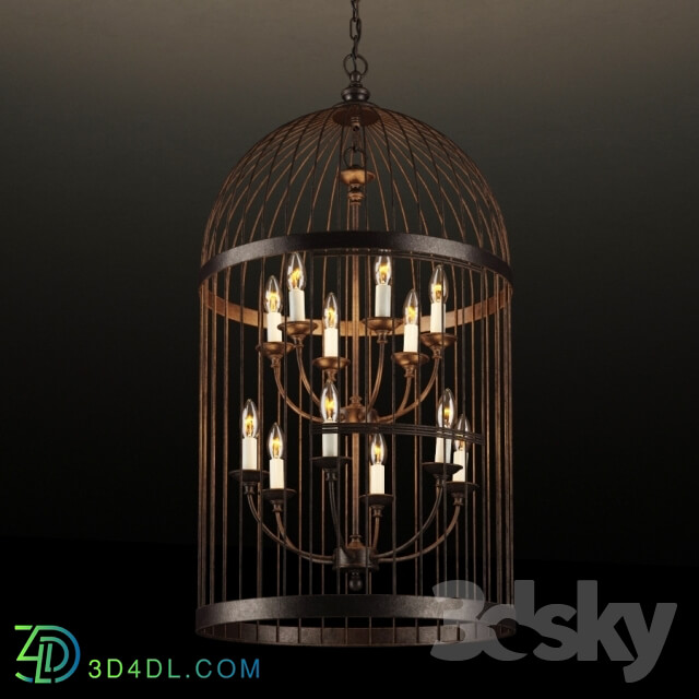 Ceiling light - GRAMERCY HOME - Chandelier CH008-12-ABG