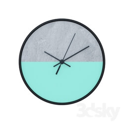 Other decorative objects - Sea on Concrete Wall Clock by CAFELAB 