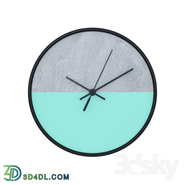 Other decorative objects - Sea on Concrete Wall Clock by CAFELAB