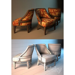 Arm chair - Lounge Chair for _Buddha-Bar_ 