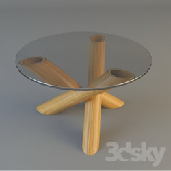 Table - Coffee table made of bamboo 