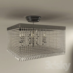 Ceiling light - Crystal chandelier ArtGlass LEANDRA 