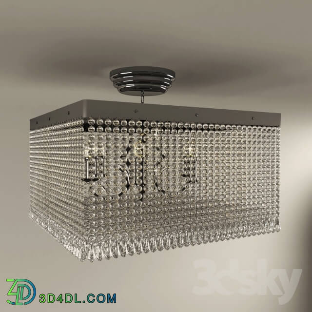 Ceiling light - Crystal chandelier ArtGlass LEANDRA