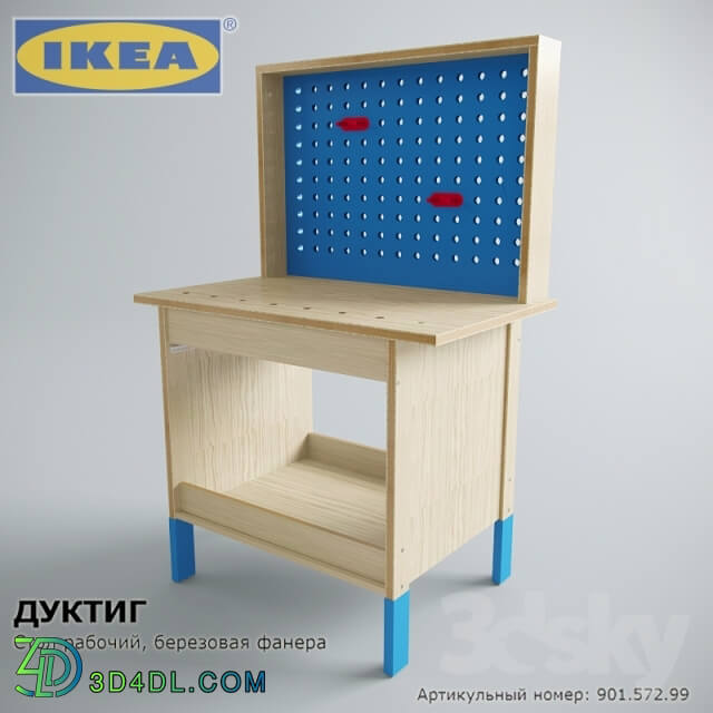 Table _ Chair - DUKTIG worktable production factory IKEA