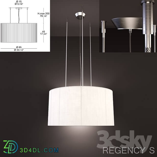 Ceiling light - Hanging lamp Leucos REGENCY S