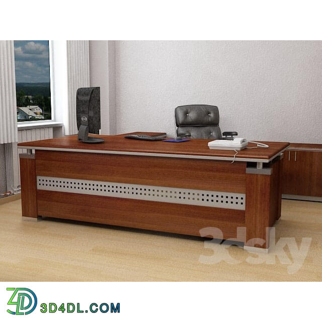 Office furniture - Rukovoditel_skij table with thumbs