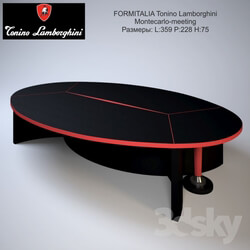 Office furniture - Table FORMITALIA Tonino Lamborghini Montecarlo-meeting 