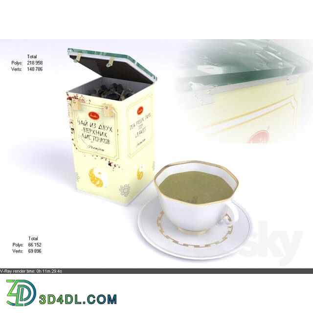 Other kitchen accessories - Giftbox with tea