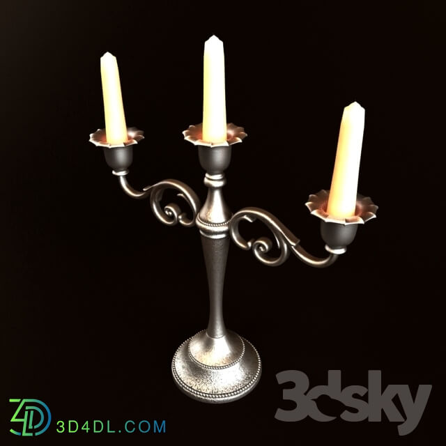 Other decorative objects - Fashion Alloy Candle Holder