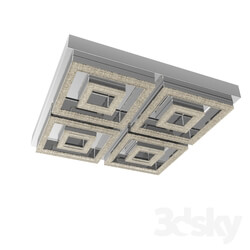 Spot light - 95661 LED ceiling light FRADELO_ 48W _LED__ 520x520_ steel_ chrome _ plastic with crystal_ 