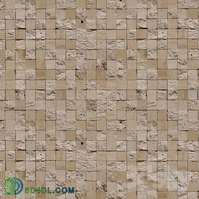 Other decorative objects - 3D mosaic travertine
