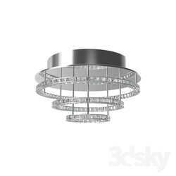 Ceiling light - 39002 LED Ceiling Light TONERIA_ 144x0_5W _LED__ Ø750_ H300_ steel_ chrome _ crystal 