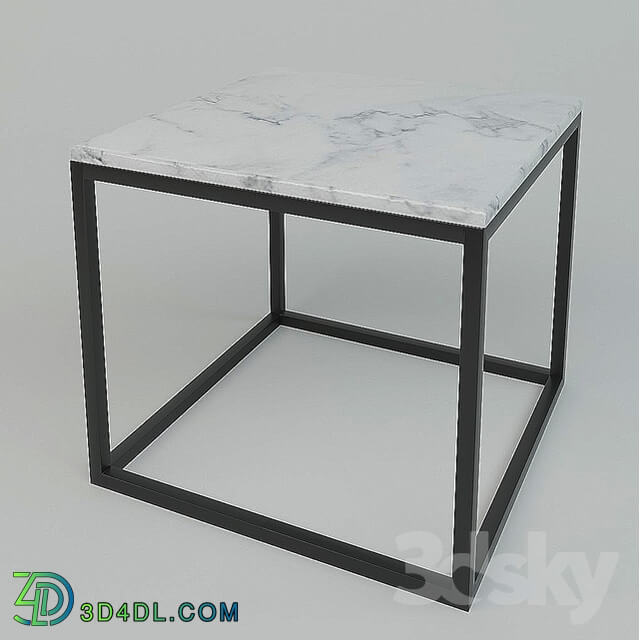 Table - Belham coffee table with marble top