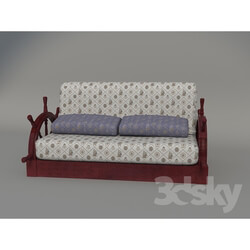 Bed - profi Sofa in the marine style 