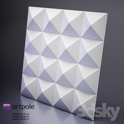 3D panel - Plaster 3d panel Zoom from Artpole 
