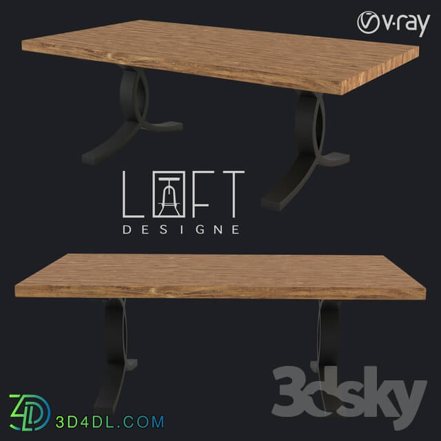 Table - Coffee table LoftDesigne 6848 model