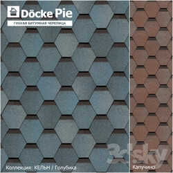 Miscellaneous - Seamless texture of shingles DOCKE collection Cologne 