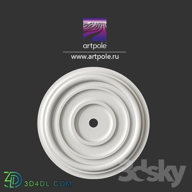 Decorative plaster - Ceiling outlet