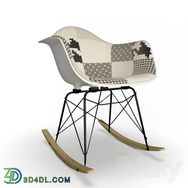 Chair - Rar Rocking Chair Eames