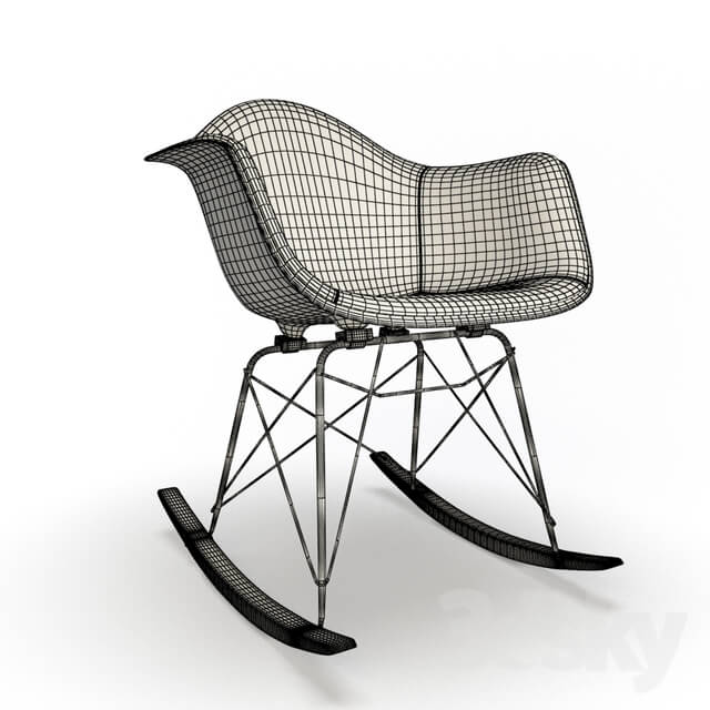 Chair - Rar Rocking Chair Eames