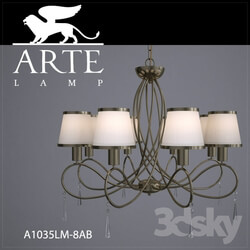 Ceiling light - Chandelier ARTE LAMP A1035LM-8AB 
