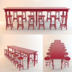 Table _ Chair - Bar table _ chairs 