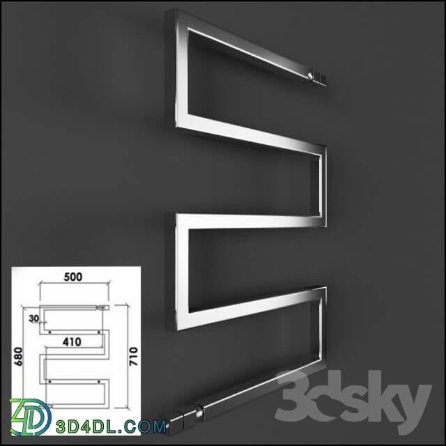 Towel rail - heated towel rail