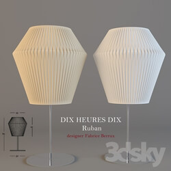 Table lamp - DIX HEURES DIX -  Ruban 