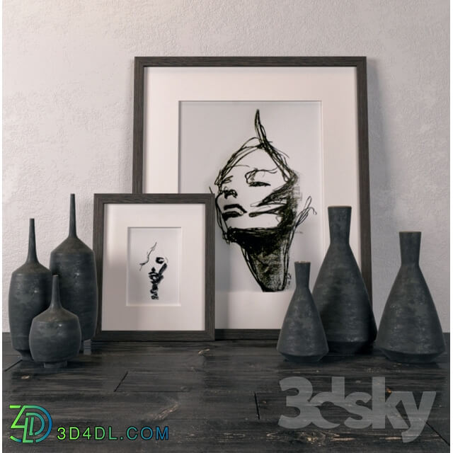 Vase - Decore set