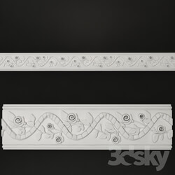 Decorative plaster - ART molding. P7010 