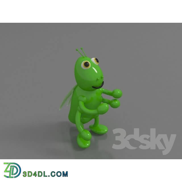 Toy - Toy grasshopper