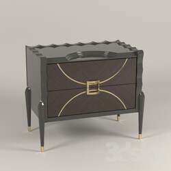 Sideboard _ Chest of drawer - Carpanese Home Hose of Art Glamour 7022 bedside cabinet 