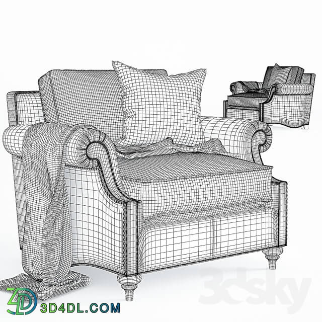 Arm chair - Thomasville Ancil Armchair