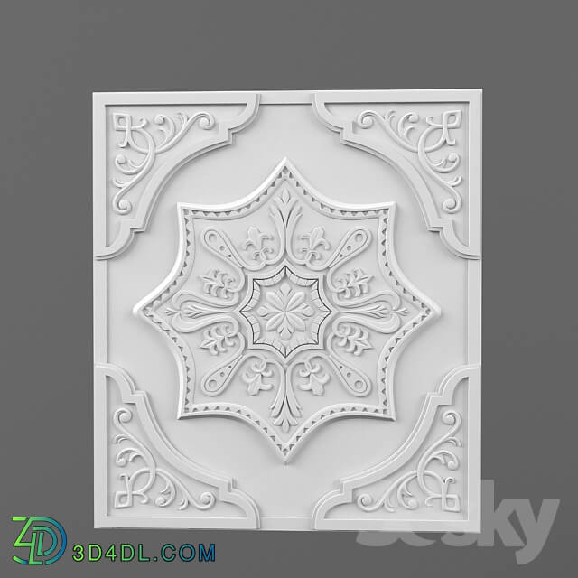 Decorative plaster - Power socket