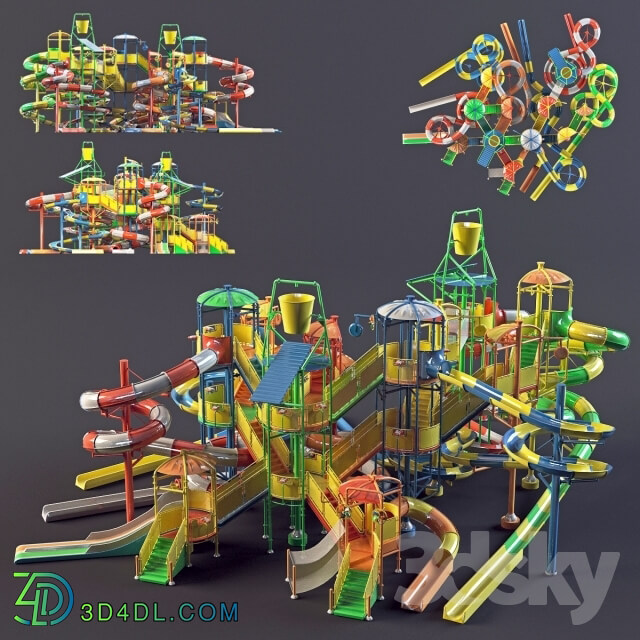 Other architectural elements - Water childrens amusement