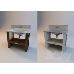 Wash basin - Sink with furniture _Villeroy Boch series City Life __ 