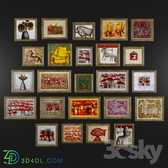 Frame - paintings Akhsar Esenova