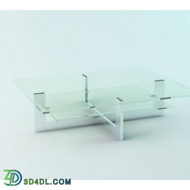 Table - Glass coffee table