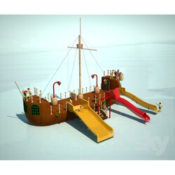 Other architectural elements - Pirate ship 