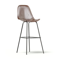 CGaxis Vol106 (03) Wooden Bar Chair 